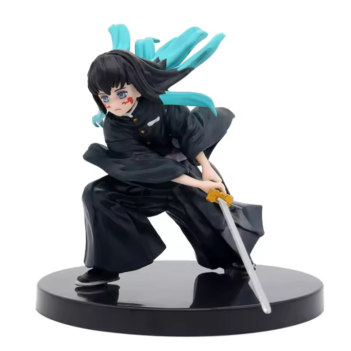 Figura De Acción Kimetsu No Yaiba Kamado Tanjirou Versión De Combate Anime Demon Slayer Con Agatsuma Zenitsu Y Nezuko Modelo De Juguetes Para Coleccionistas - 1