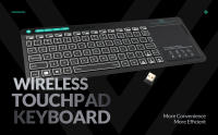 Teclado Bluetooth Inalámbrico Rii K18S Mini Con 2 LED Backlit Colores Para Android TV Box / PC Rechargeable Multimedia Con Ratón - details 1
