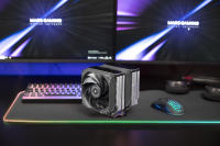 Mars Gaming  MCPU-XU9, Disipador CPU Doble Torre, TDP 400W, 2x Ventiladores de Aspas Híbridas y Rodamiento FDB de Cobre Hiperbalanceado, 9 Heatpipes Tecnología BPH ULTRA, Multisocket Universal, Cooler PC en Negro - details 1