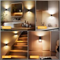 Luces Nocturnas Ajustables Con Sensor De Luz Y Dimmer Para Pared En Pack De 1/2/4 Uso Ideal Para Pasillo Y Dormitorio - details 1