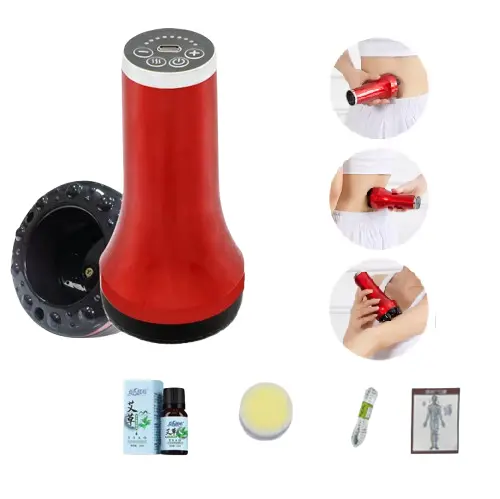 Cecodadi - Masajeador Corporal 3en1 Anticelulítico: Vibración Profunda + Drenaje Linfático (Abdomen/Cintura/Muslos, Resultados Visibles, Envío rápido) - 1