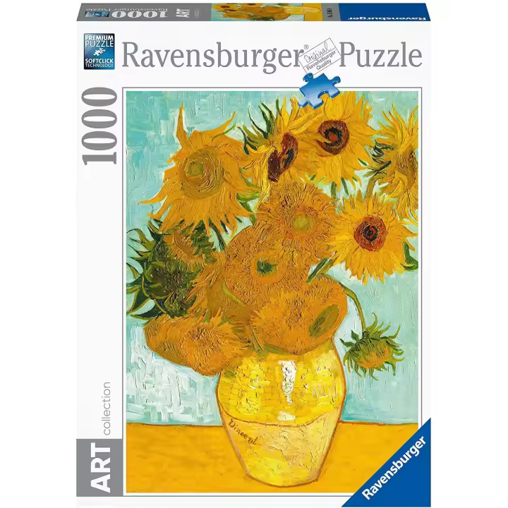Ravensburger - Los girasoles. Van Gogh. Puzle de 1000 piezas - 1