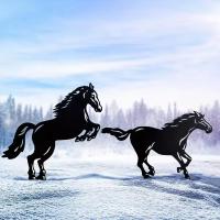 Palos De Jardín De Metal En Silueta De Caballo Regalo Perfecto Para Amantes De Los Caballos Arte Decorativo Para El Jardín Ornamentos Para Jardín Para Hombres Y Mujeres - details 4