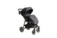 Niu – Silla de Paseo Cochecito de bebé VentT+ Capota XXL – Respaldo y Reposapiés ajustasble – Amortiguación 4 ruedas y chasis de aluminio – plegado compacto – Mosquitera y plástico de lluvia - details 4