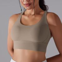 Sujetador Deportivo Para Mujer Alta Soporte Impacto Yoga Running Quick Dry Top Deporte Gimnasio Padded Bralette Sexy - details 31
