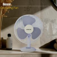 BENCOR BC-V16M24 16" Table Fan – 60W, 3 Speed, Low Energy, Oscillating Head, Safety Mesh - details 2