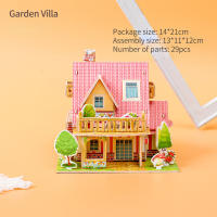 Puzzle De Mano 3D Puzzle De Casa Modelo DIY Juguetes Para Niños Y Niñas Papel Jigsaw Puzzle Regalo De Navidad Para Bebés - details 4