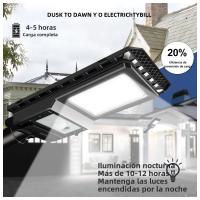 Lámpara De Pared Solar LED Super Brillante Exterior 156LED Luz De Calle Solar Con Sensor De Movimiento Impermeable Para Jardín Puerta Y Valla - details 14