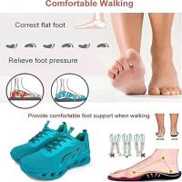 Zapatos para neuropatía masculina, zapatos antideslizantes suaves para aliviar el dolor de pies, zapatos ideales para caminar, zapatos ortopédicos para hombre, zapatillas para correr - details 1