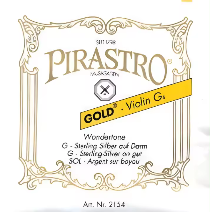 CUERDA VIOLIN-Pirastro (Gold 215421) (Tripa/Plata) 4ª Medium Violin 4/4 - 1