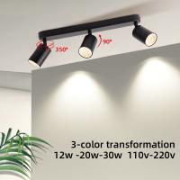 Lámpara Colgante LED Rotativa Multihead GU10 Para Techo Luz De Punto Para Sala De Estar Cocina Dormitorio Moderna Y Eficiente - details 2