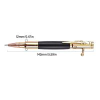 Bolígrafo De Punta Metálica Para Estudiantes Regalo Lujoso 1.0mm Tinta Negra Para Negocios Y Escuela - details 1