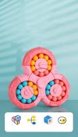 Nuevo Dardo Inteligente De Seis Lados Rotación De Dedo Juguete Antiestrés Educativo Para Niños Regalo Cubo De Dedo Mágico - details 1