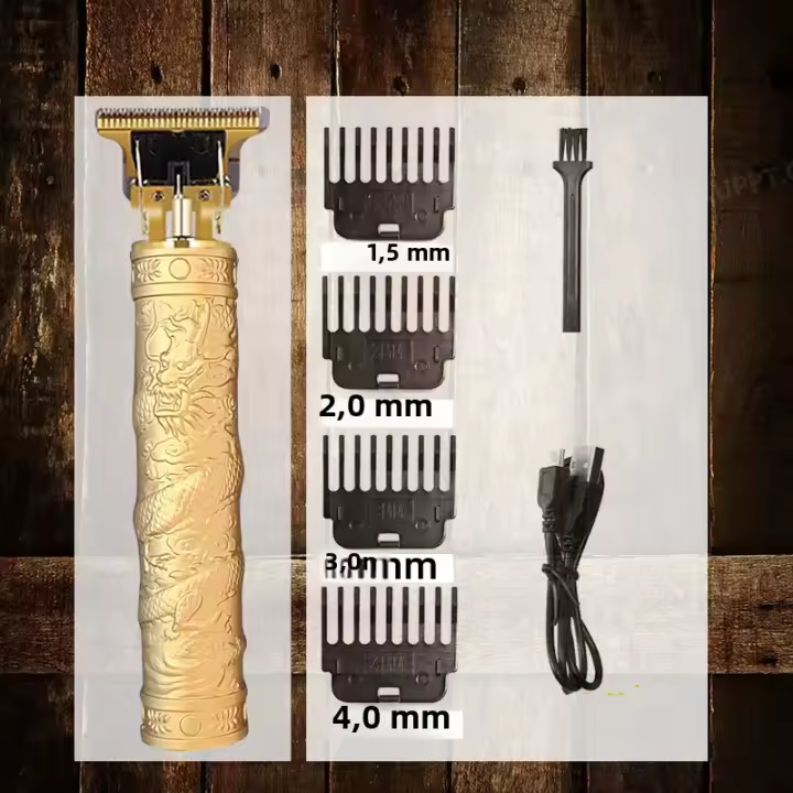 Nueva Afeitadora Eléctrica Profesional Impermeable Para Hombres Cuchilla Rotatoria De Acero Inoxidable T9 Con Carga Rápida 120 Minutos - 1