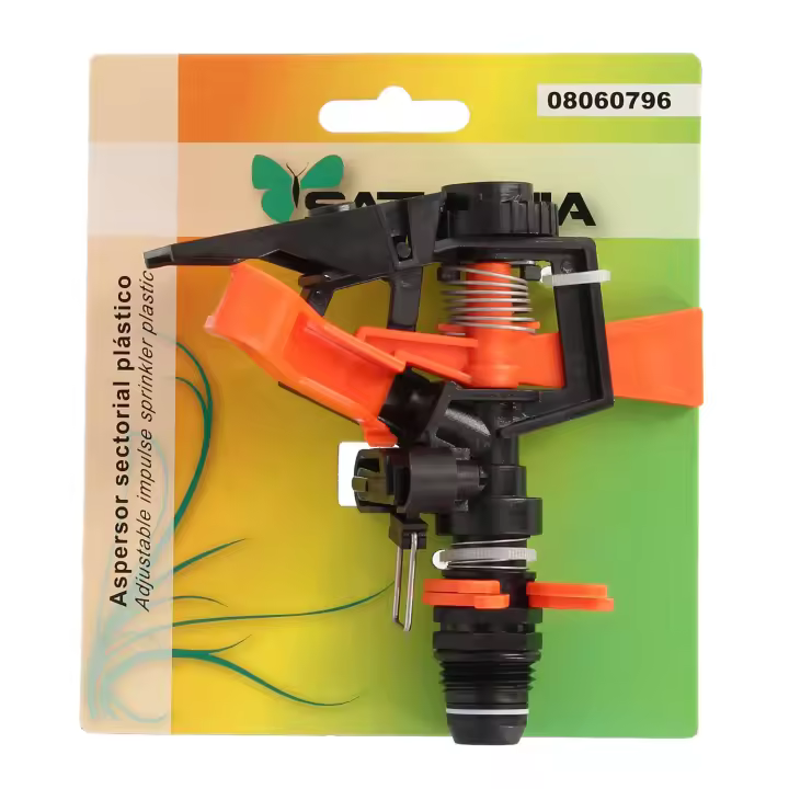 Aspersor Riego Regulable Sectorial Plastico  Toma 1/2" Fabricado En plastico, Riego De Jardines / Cesped - 1