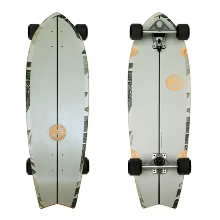 Skateboard Surfskates Slide Surfskate Fish Pavones 32´´ Dorado - 1