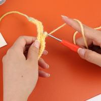 9pcs Herramientas De Tejer Agujas De Suéter Con Mango Suave Aluminio Crochet Agujas De Coser Para DIY Manualidades - details 4