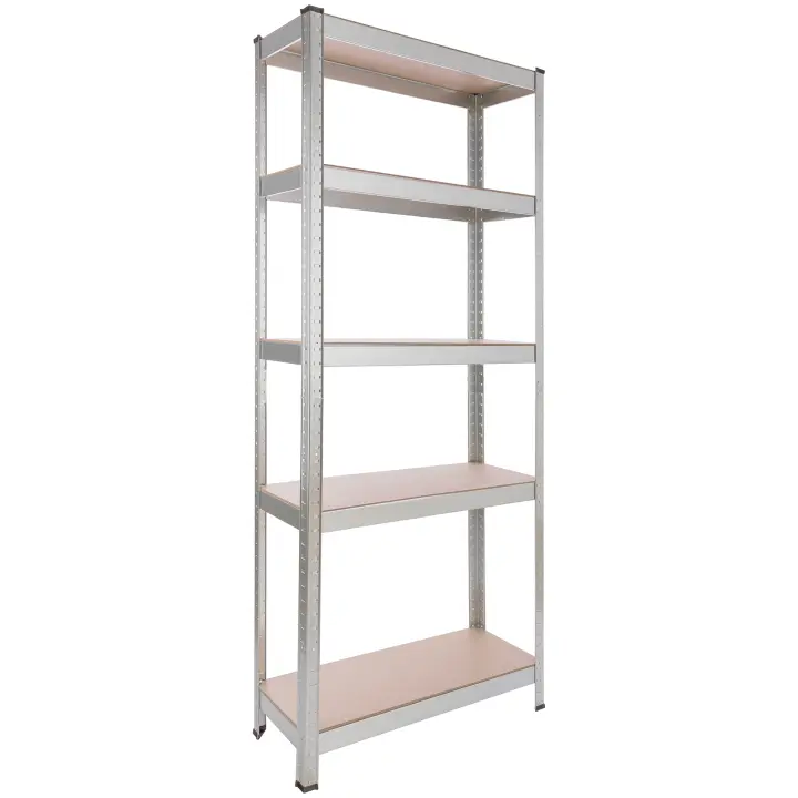 Estantería Metálica AREBOS 180x75x30cm - 350 Kg - 5 Baldas - 1