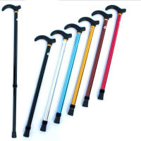 Bastón De Caminar Ajustable De Aluminio 75-90cm 2 Secciones Estables Antideslizante Para Senderismo Y Ancianos - details 1