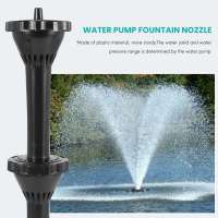 Kit de boquilla de fuente pequeña de 9 piezas, cabezales de boquilla de fuente de agua para estanque, bomba sumergible para piscina - details 2