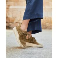 KTEY 282 AD-5063GREEN Zapatillas de lona mujer 36122 25V SNEAKERS CALADA GREEN - details 1