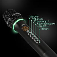 Micrófono Profesional UHF Inalámbrico de Mano Bluetooth Karaoke con Grabación para Estudio y Fiesta - details 1