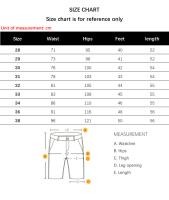 Shorts Casuales Para Hombre Verano 2024 Pantalones Con Gran Bolsillo Estilo Recto Slim De Rodilla Para Playa Moda Casual - details 0