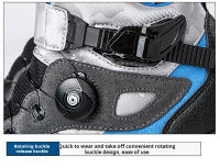 Botas De Ciclismo De Montaña Para Hombres Y Mujeres Profesionales Transpirables Resistentes Al Desgaste Y Caídas Con Protección Racial Para La Temporada - details 2
