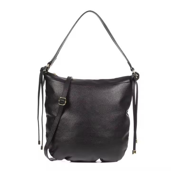 Firenze Artegiani. Acquacanina Bolso de hombro Mujer.Piel auténtica Dollaro. Made in Italy. Vera Pelle Italiana. - 1