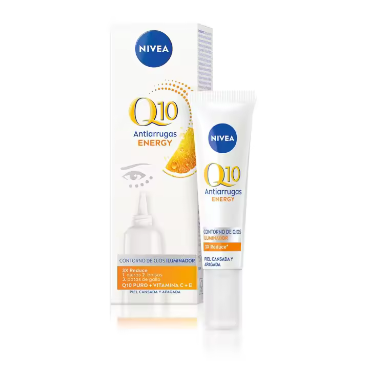 NIVEA Q10 ANTIARRUGAS ENERGY Contorno de ojos iluminador, reduce ojeras, bolsas y patas de gallo. - 1