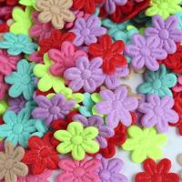 Tela De Goma Colorida Pequeñas Flores De 2CM Cinco Pétalos Para Manualidades Y Costura Accesorios Para Cabello Infantil Adhesivos De Flores - details 4