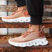 Zapatos De Deporte Casuales Para Hombre Transpirables Corrida Plataforma Tenis Caminar Entrenamiento Zapatillas Confortables Talla Verdadera Material Superior De Tejido Y Suela EVA - details 6