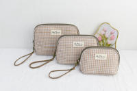 Set de 3 neceseres impermeables Vichy - Bagsgarden - details 1