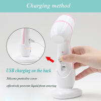 Limpieza Facial Sonic Espuma Máquina De Spa Galvanica Set De Cepillo Para Piel Limpieza Profunda Eliminación De Quistes Set De Cepillo De Limpieza Facial - details 6
