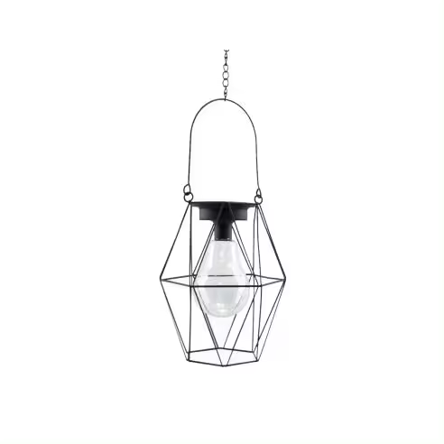 Mediawavestore Linterna Exterior LED Batería Lámpara Colgante Falsa - 1