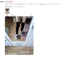 Calentadores De Pierna Largos 70CM Para Mujer Estilo Lolita Socks JK Cuff Botas Invierno Color Sólido Negro Blanco Tejidos Acrílico - details 15
