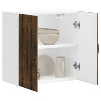 vidaXL Armario de pared cocina Lucca madera contrachapada en color Gris sonoma/Gris hormigón/Negro y más | almacenamiento funcional diseño moderno para baño dormitorio sala - details 9
