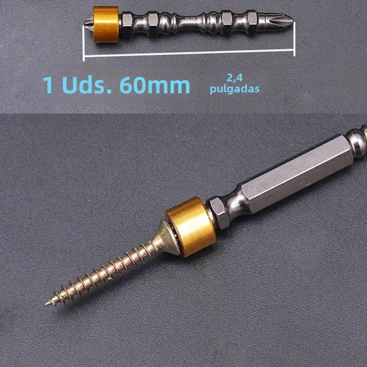 Juego De 10 Piezas De Destornilladores Magnéticos PH2 De 4.33in Y 2.4in Con Rosca Hexagonal De 1/4 Pulgada Multitamaños Para Varios Escenarios - 1