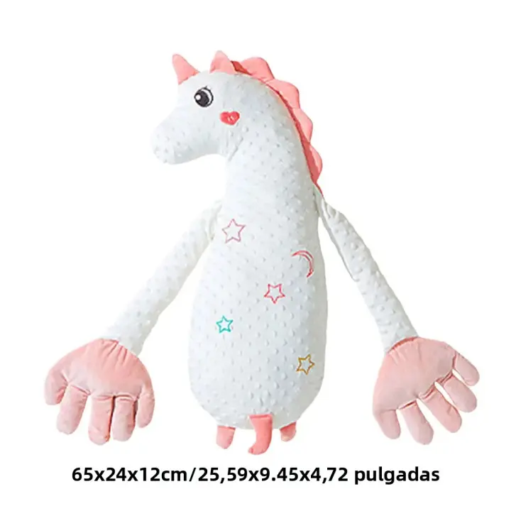 Almohada De Sueño Para Bebé Con Diseño Lindo Y Antiestrés Ayuda En El Sueño Alivio Del Estimulo Sensorial Para Infantes Relleno De PE Material Poliéster Unisex Edad 1-3 Años - 1