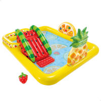 Centro de juegos intex frutas con tobogán y pulverizador - details 0