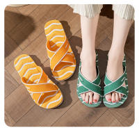 Pantuflas De Verano Para Hombre Slides Planos Moda Verde Pantuflas De Casa Nocturnas Antideslizantes Para Baño Unisex - details 10