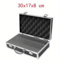 Caja De Herramientas Portátil De Aluminio Con Equipamiento De Seguridad Caja De Almacenamiento Con Esponja Resistente a Impactos Para Instrumentos - details 8