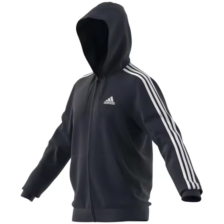 Chaqueta Adidas M 3S Ft Fz Hd para hombre en color azul - 1