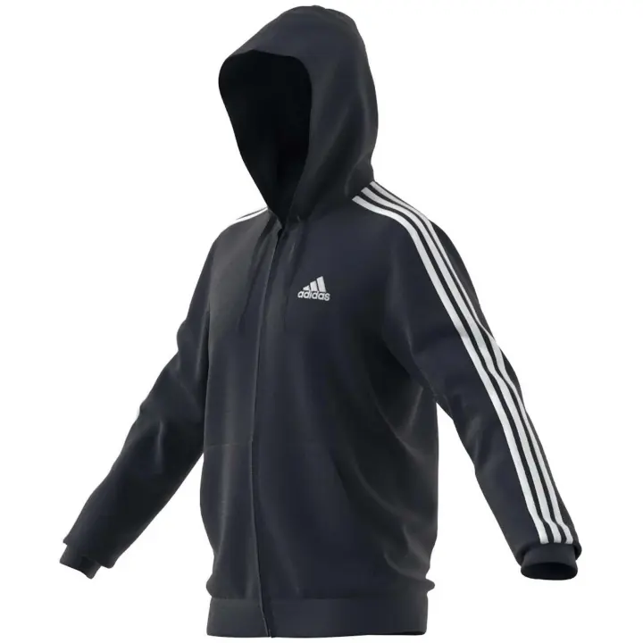 Chaqueta Adidas M 3S Ft Fz Hd para hombre en color azul - 1