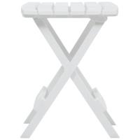 vidaXL Mesa de jardín plegable blanco 45,5x38,5x50 cm - details 3