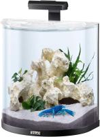Tetra Explorer Line Acuario 30 L Set Completo, Pecera de diseño con cristal frontal curvado, iluminación LED, tecnología, alimentación y productos para el cuidado, color Negro. - details 2
