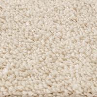 Alfombra Shaggy con respaldo de látex crema 200x200 cm - details 5