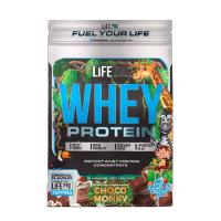 LIFE PRO NUTRITION WHEY CHOCO MONKY 1KG BAG EDITION  Concentrado de Proteina  Ganancia y Recuperación Muscular - details 0