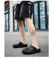 Sandalias De Verano Para Hombre Zapatillas De Playa Plataforma Respirables De Color Sólido Lujo Ligero Zapatos Para El Hogar - details 16