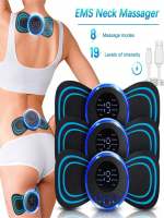 Kit De Masajeador Ems Con Almohadillas Para Los Pies Y Parches Para Masaje Corporal Herramienta De Relajación Y Descanso - details 4